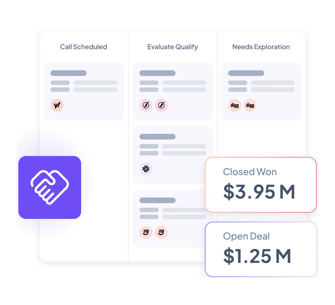 Collage of example product screens
